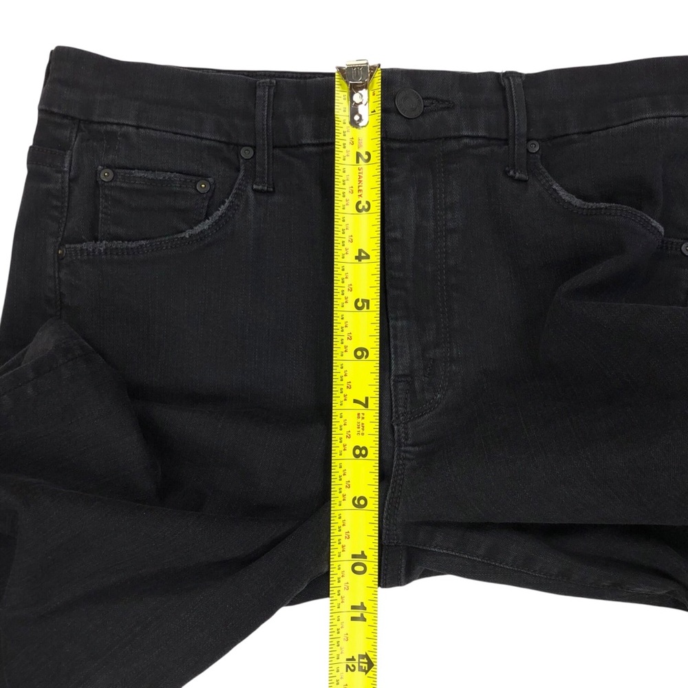 MOTHER The Looker Skinny Stretch Ankle Jeans Size 28 28X29 Not Guilty Black - Picture 8 of 9
